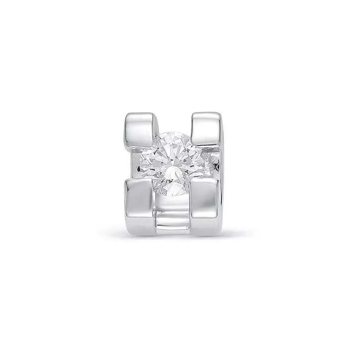 Подвеска из белого золота с бриллиантом V33572510000