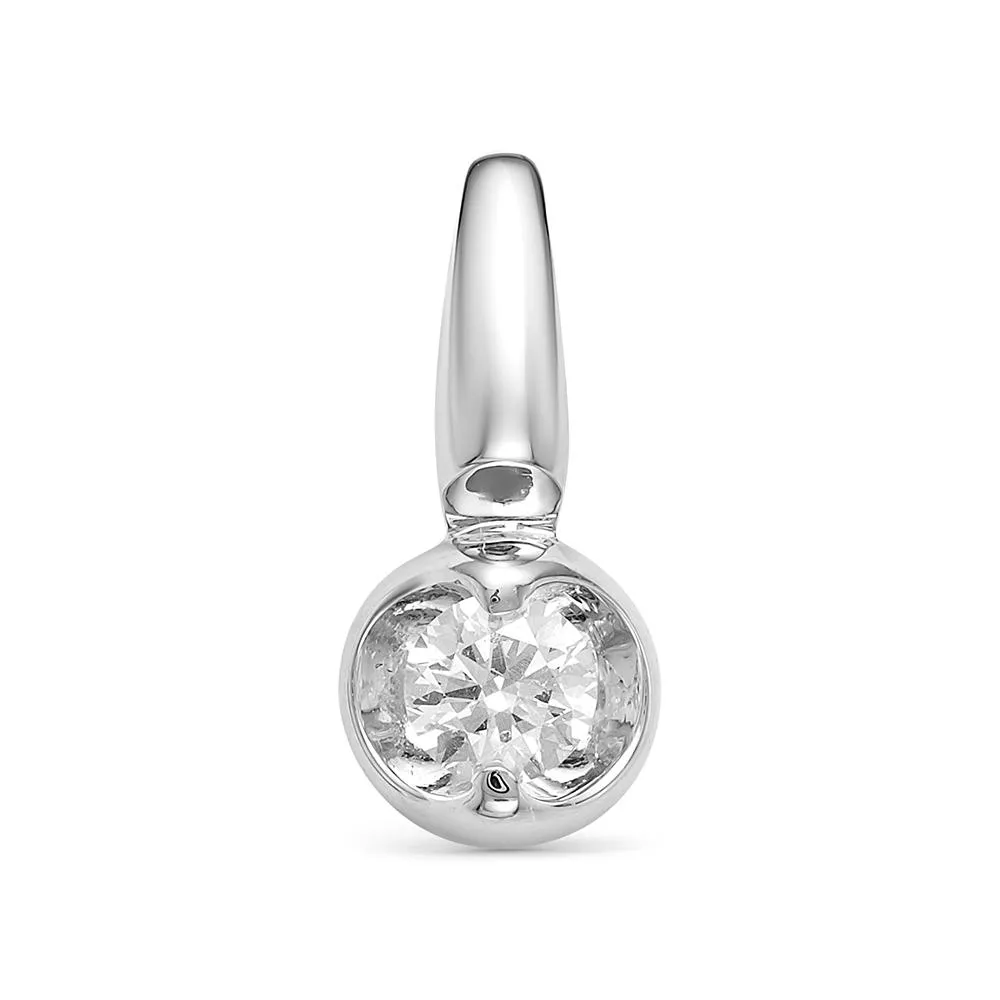Подвеска из белого золота с бриллиантом V33482510000