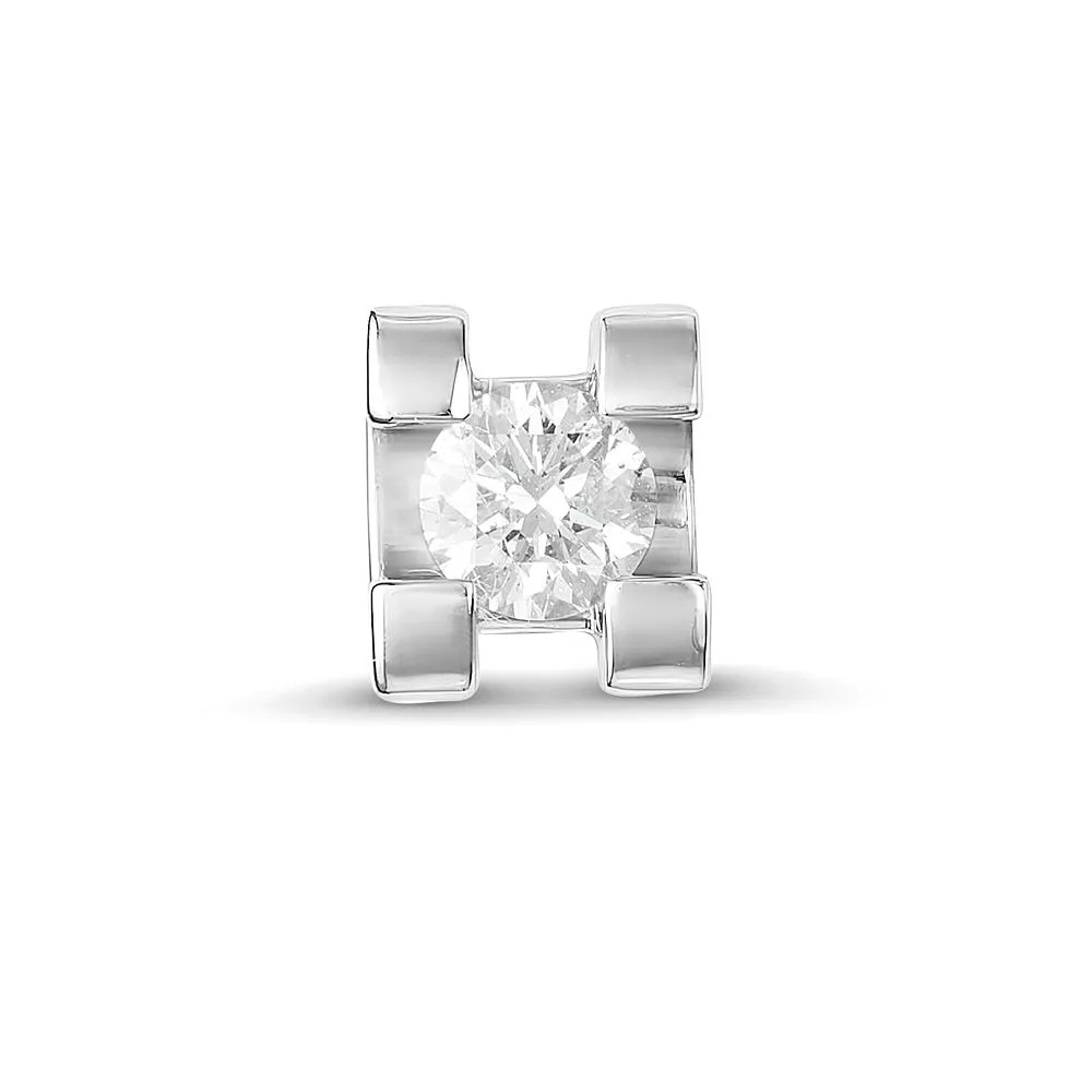 Подвеска из белого золота с бриллиантом V33582510000