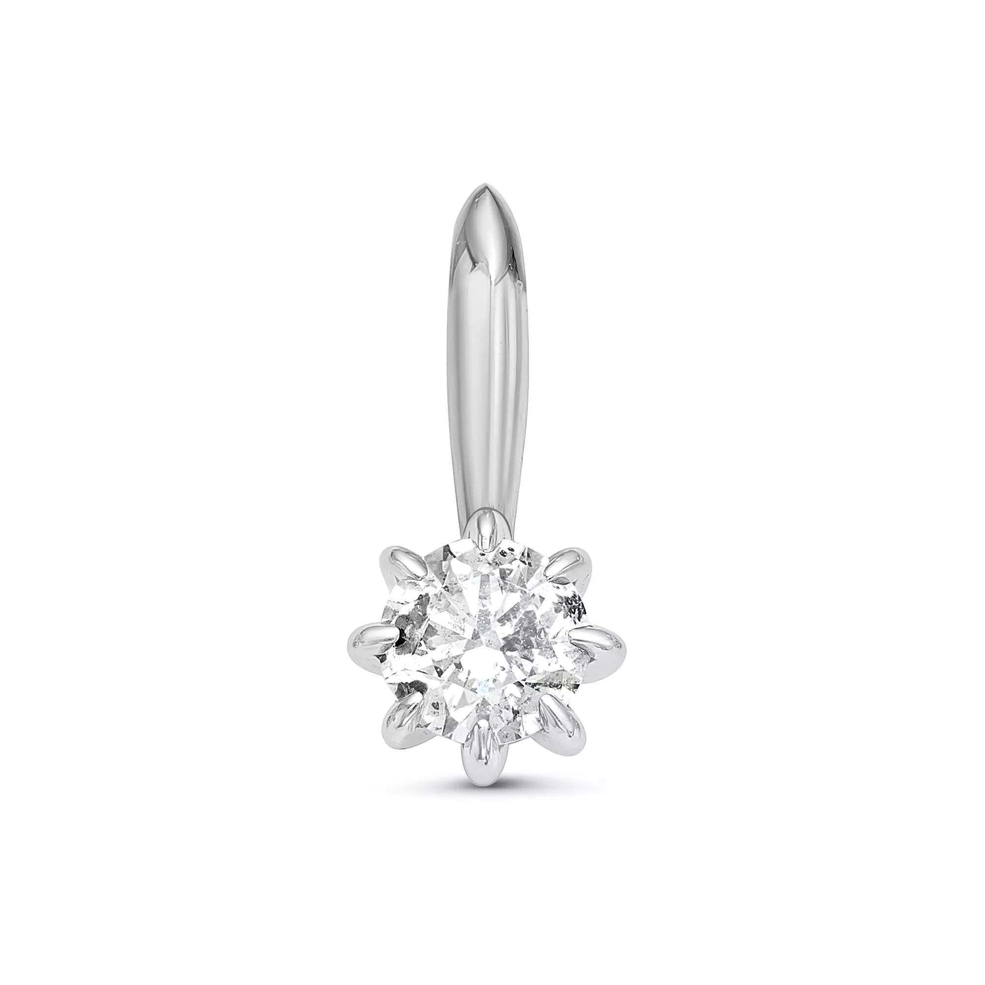 Подвеска из белого золота с бриллиантом V32242510000