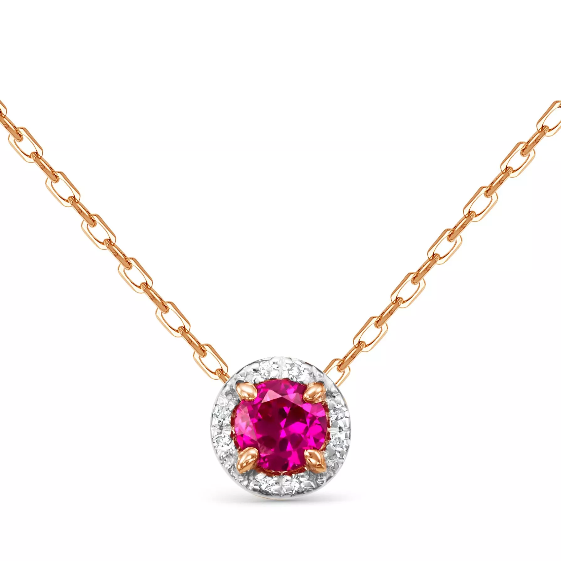 Колье из красного золота с рубином V60251511801