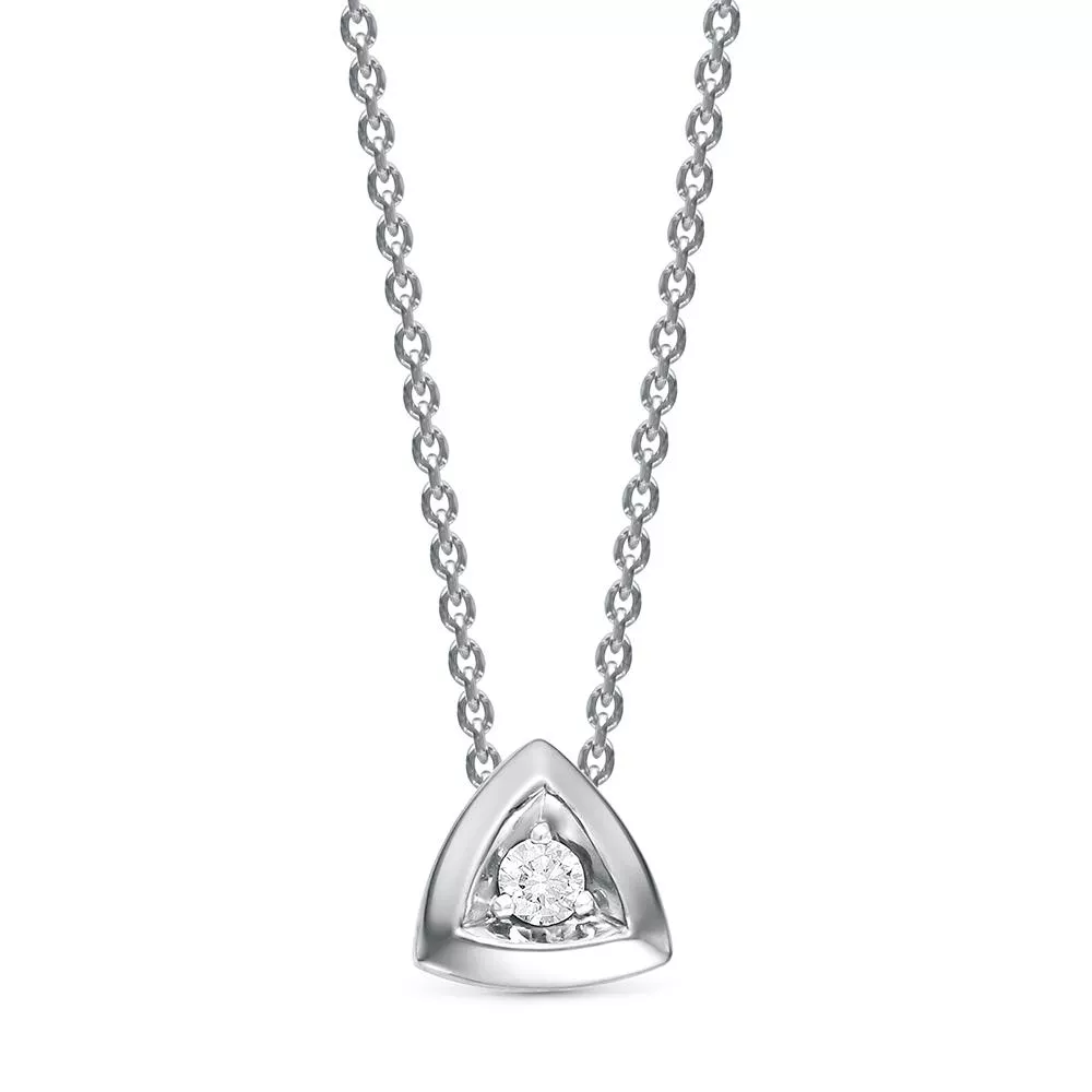 Колье из белого золота с бриллиантом V61442510001