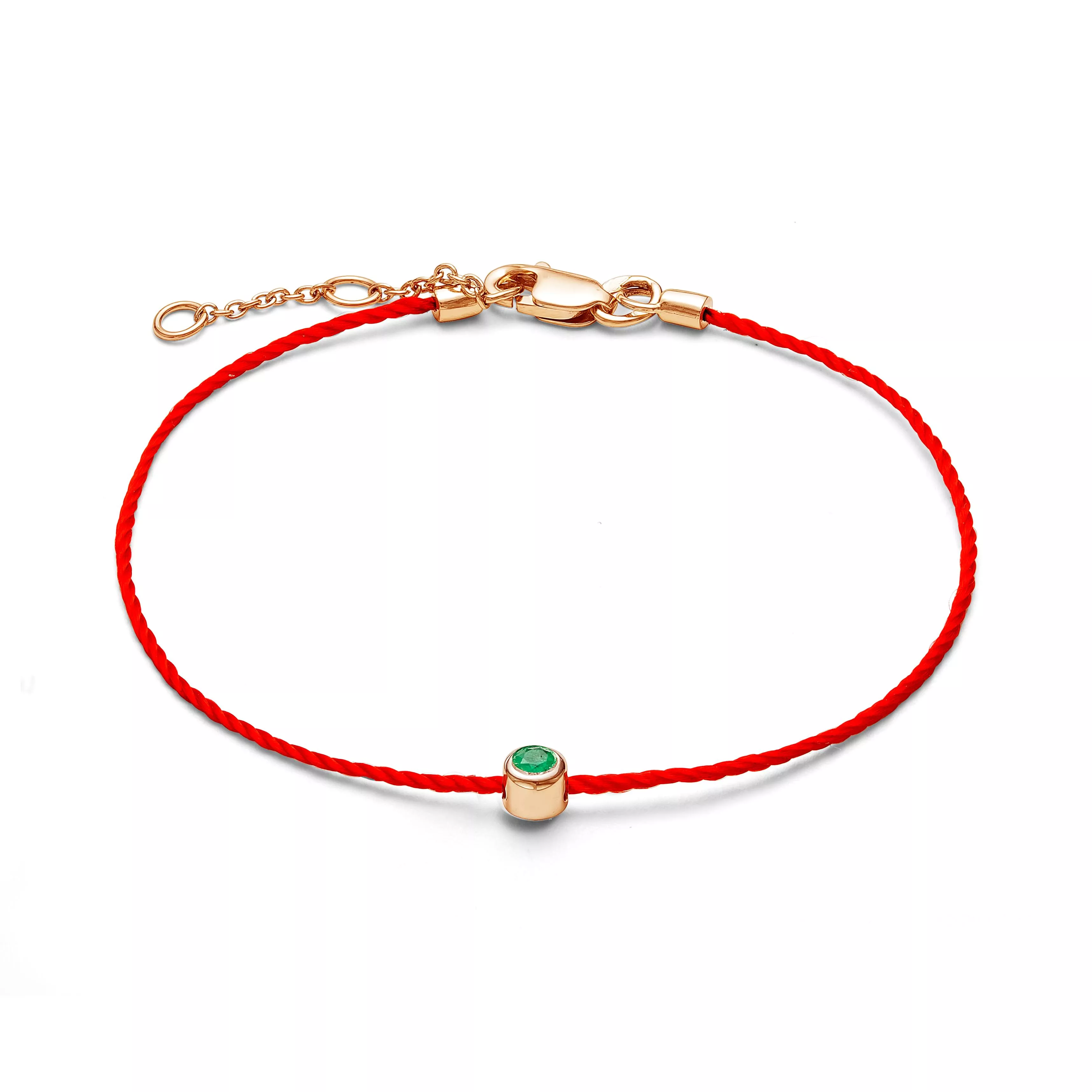 Браслет из красного золота с изумрудом V51851501100