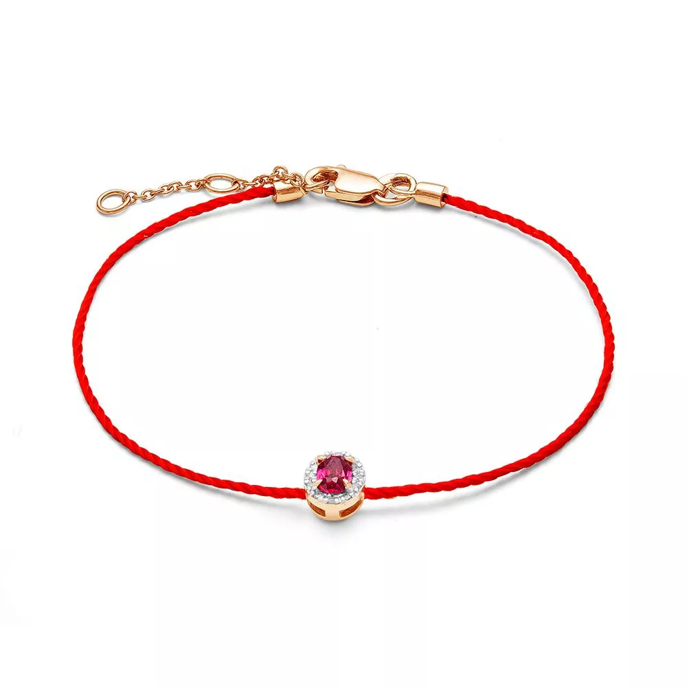 Браслет из красного золота с рубином V50221511800