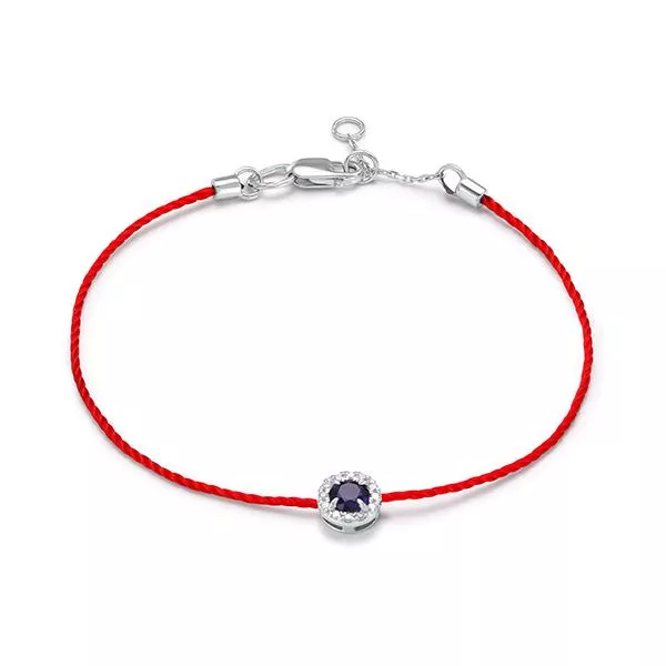 Браслет из белого золота с сапфиром V50252511600