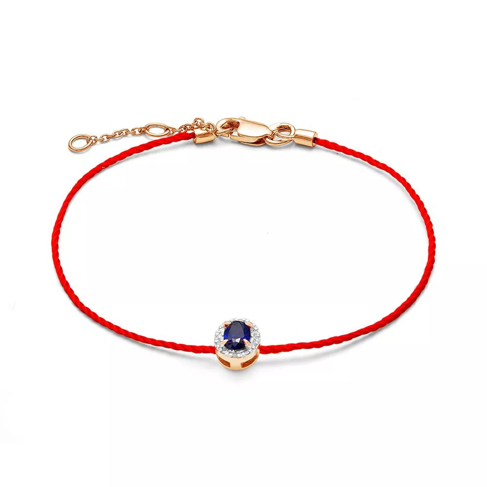 Браслет из красного золота с сапфиром V50221511600