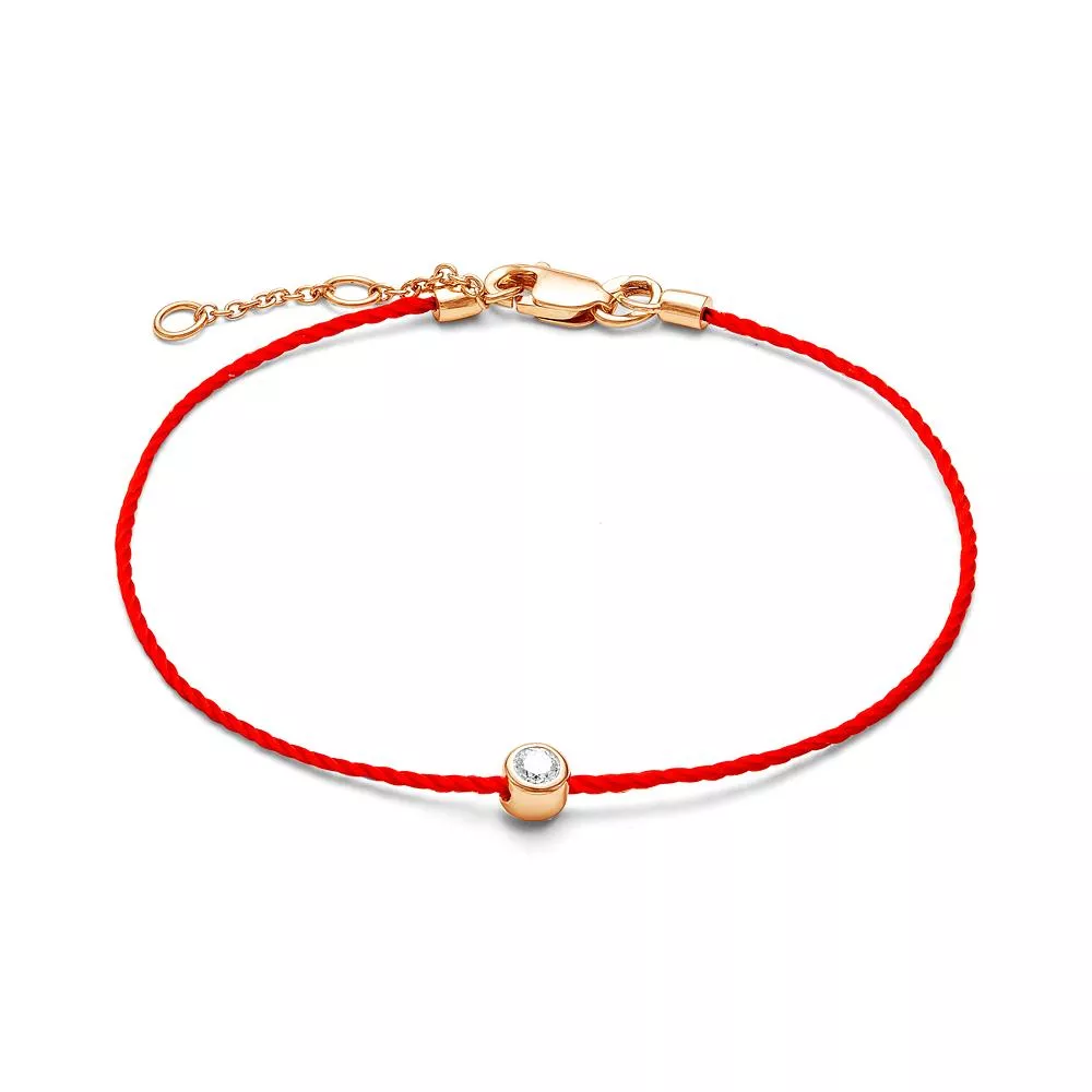 Браслет из красного золота с бриллиантом V51851500000