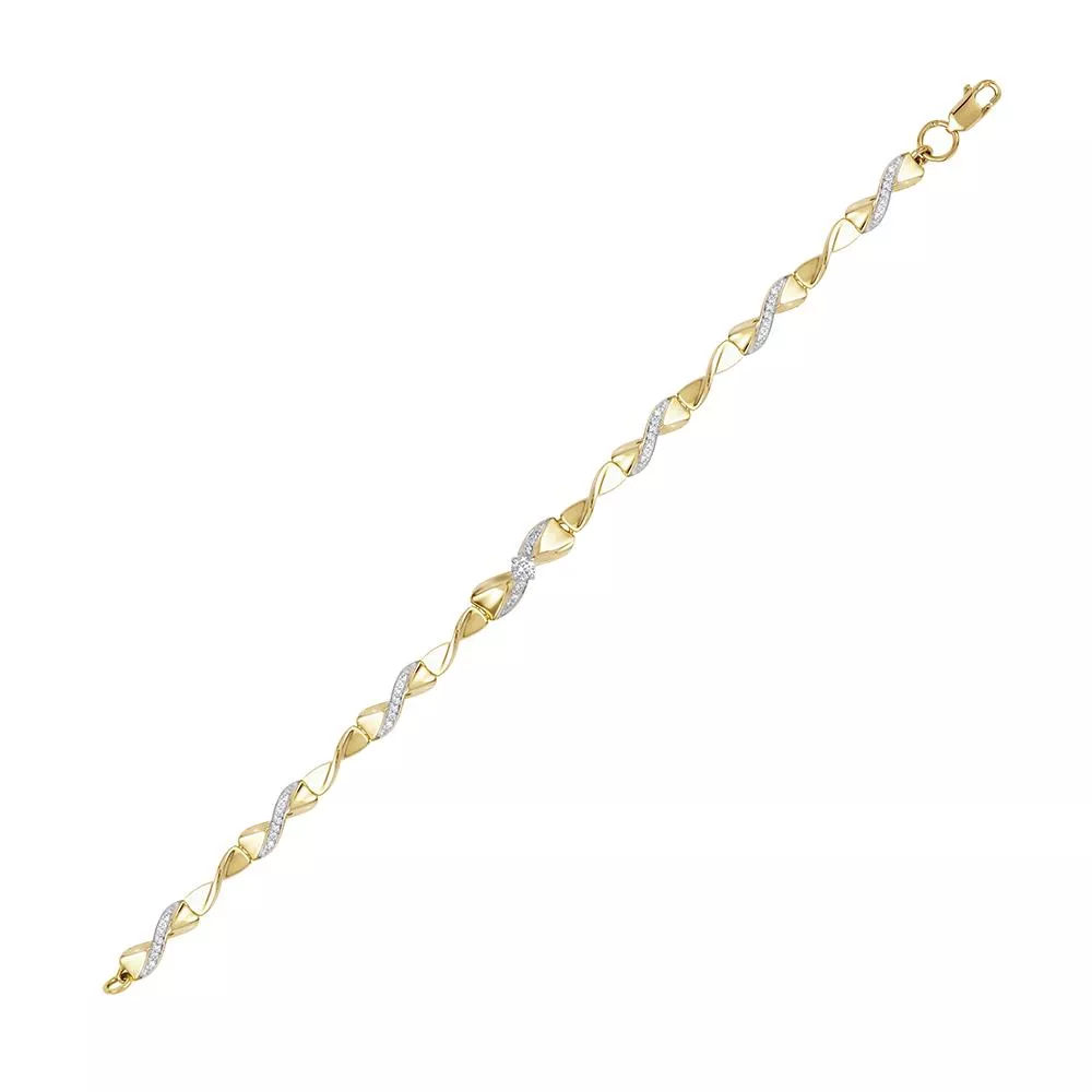 Браслет из лимонного золота с бриллиантом V58133510000