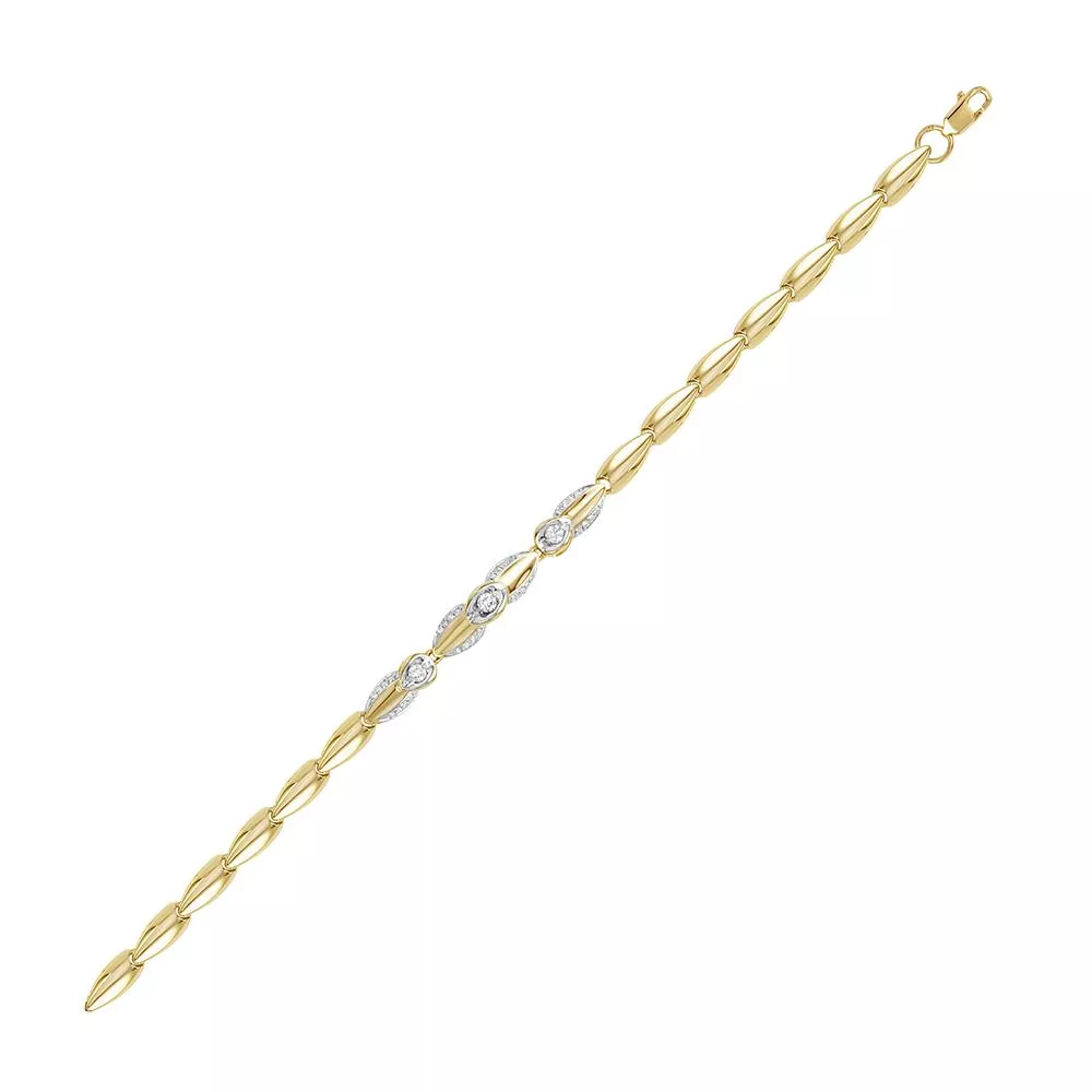 Браслет из лимонного золота с бриллиантом V58153510000