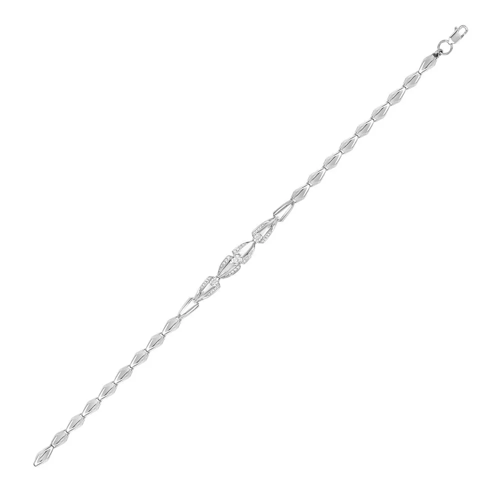 Браслет из белого золота с бриллиантом V58102510000