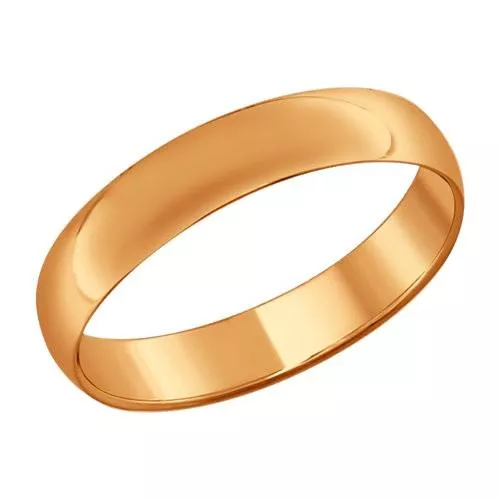 Простое обручальное кольцо