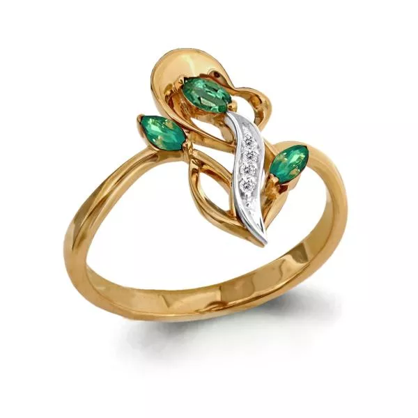 Кольцо, артикул LV962732к, золото