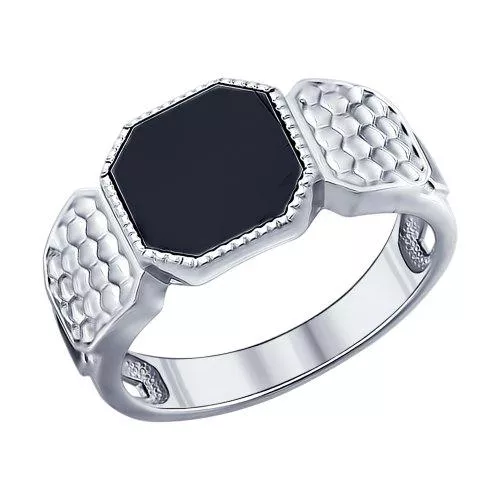 Кольцо с ониксом