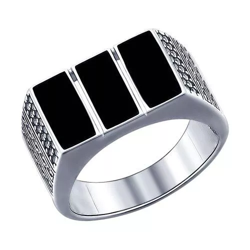 Печатка с эмалью