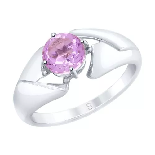 Кольцо из серебра с аметистом