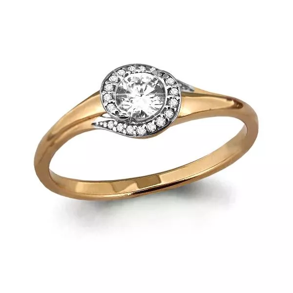 Кольцо, артикул LV962694Ак, золото