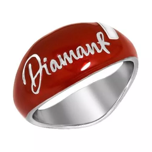 Кольцо из серебра с эмалью