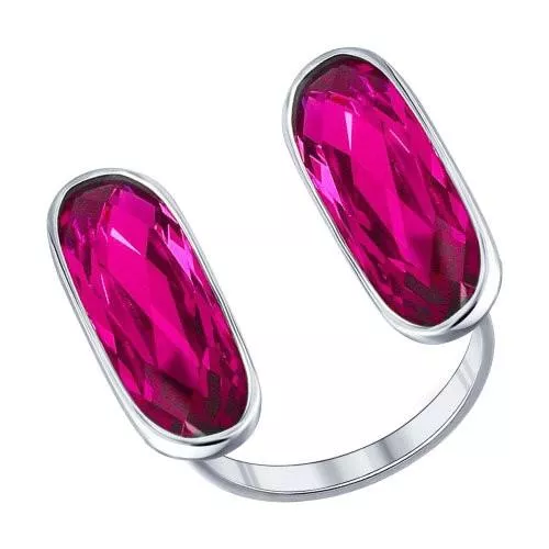 Разъёмное кольцо с камнями