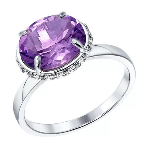 Перстень с аметистом