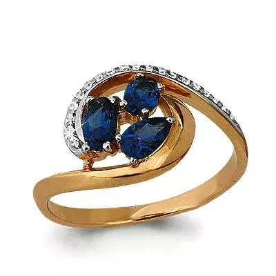 Кольцо, артикул LV962621Ак, золото