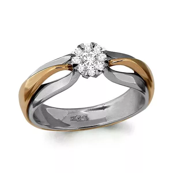 Кольцо, артикул LV962607к, золото