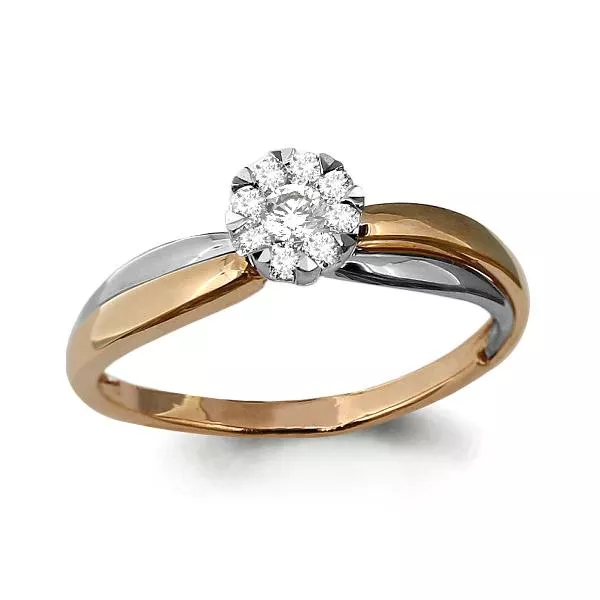 Кольцо, артикул LV962604к, золото