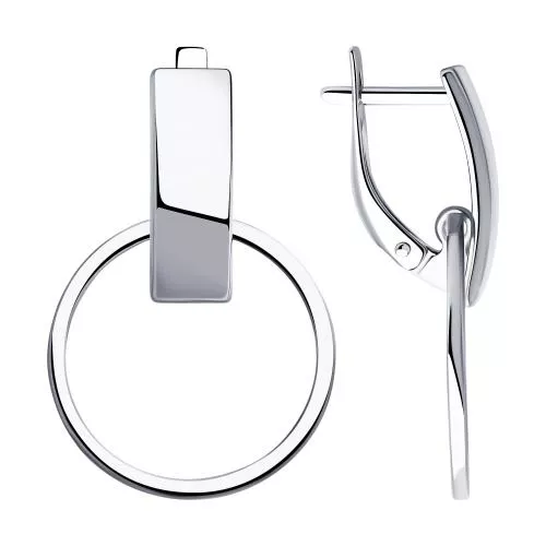 Серьги из серебра