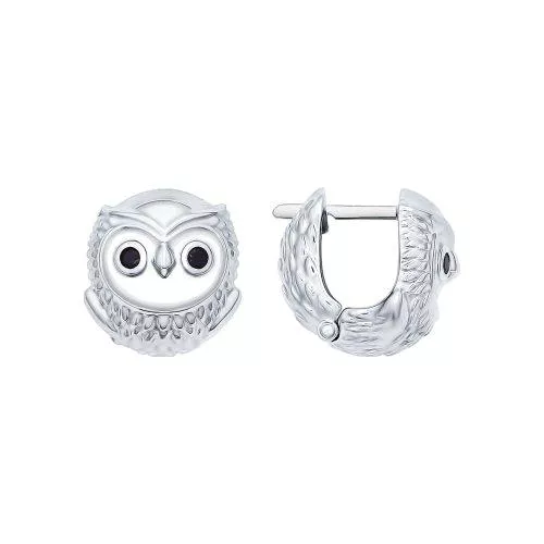 Серьги из серебра «Совята»