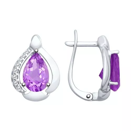 Серьги из серебра