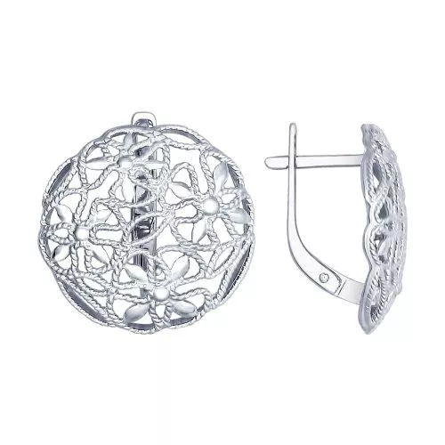 Серьги из серебра