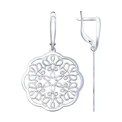 Серьги из серебра