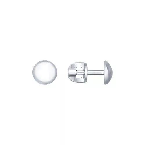 Серьги-пусеты из серебра