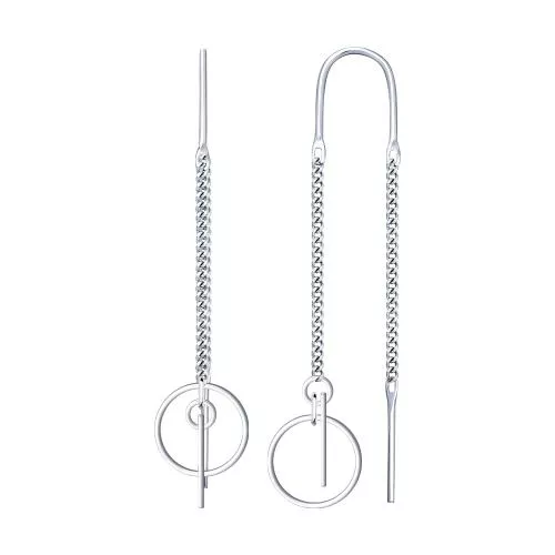 Серьги из серебра