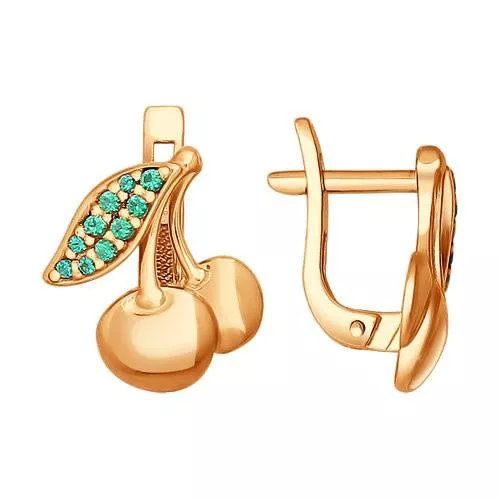 Детские серьги «Вишенки»