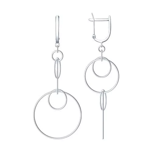 Серьги из серебра