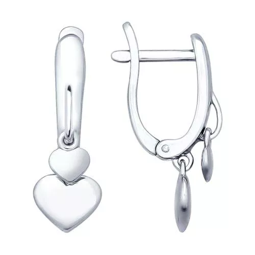 Серьги из серебра