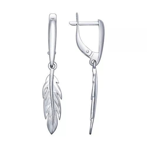 Серьги из серебра