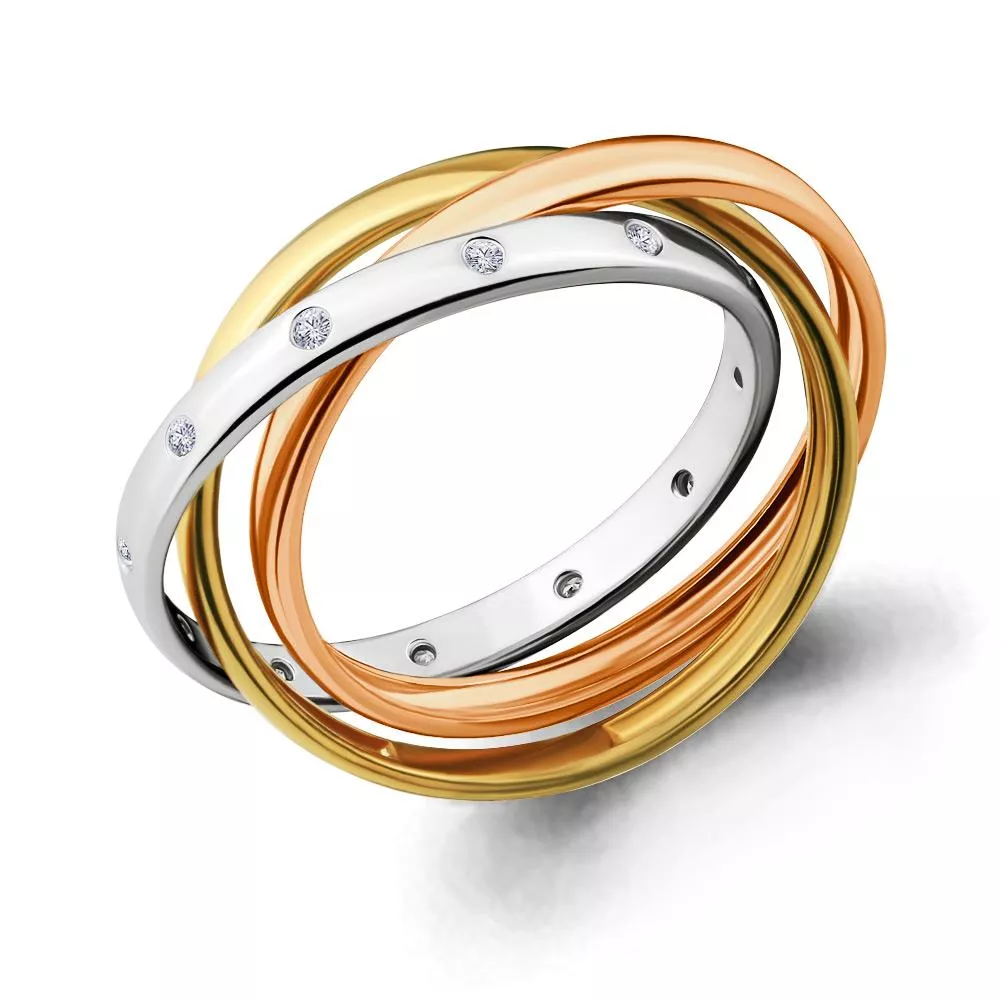 Кольцо, артикул LV962407к, золото