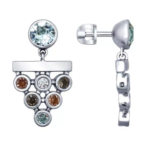 Серьги из серебра