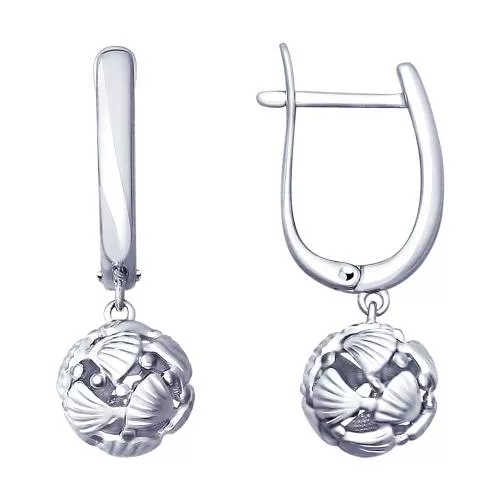 Серьги из серебра