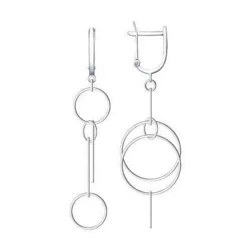 Серьги из серебра