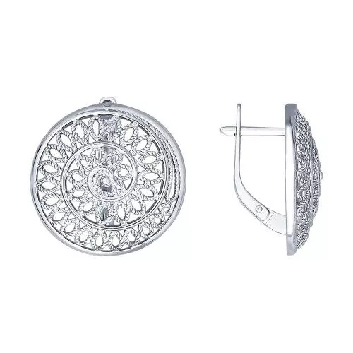 Серьги из серебра