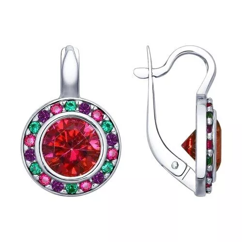 Серьги из серебра