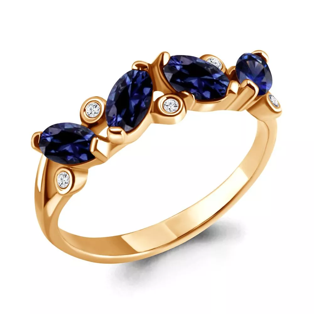 Кольцо, артикул LV962336к, золото