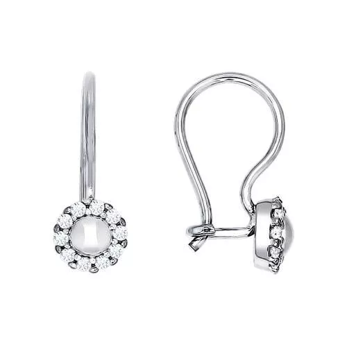 Детские серьги из серебра