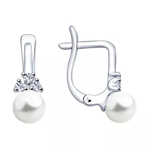 Серьги из серебра