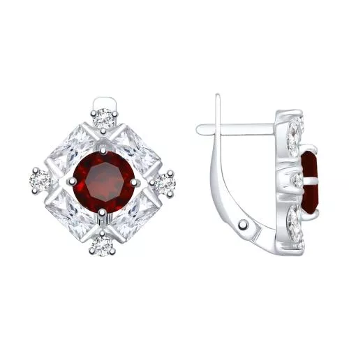 Серьги из серебра