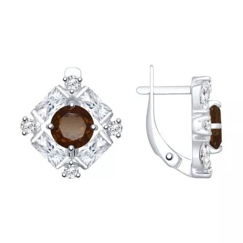 Серьги из серебра