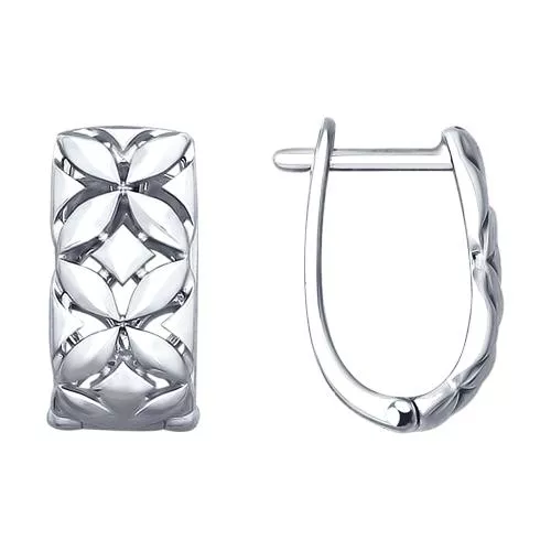 Серьги из серебра