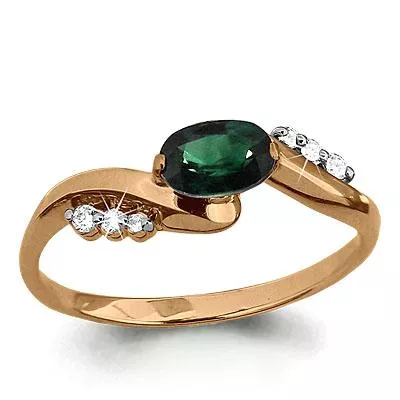 Кольцо, артикул LV962310Ак, золото